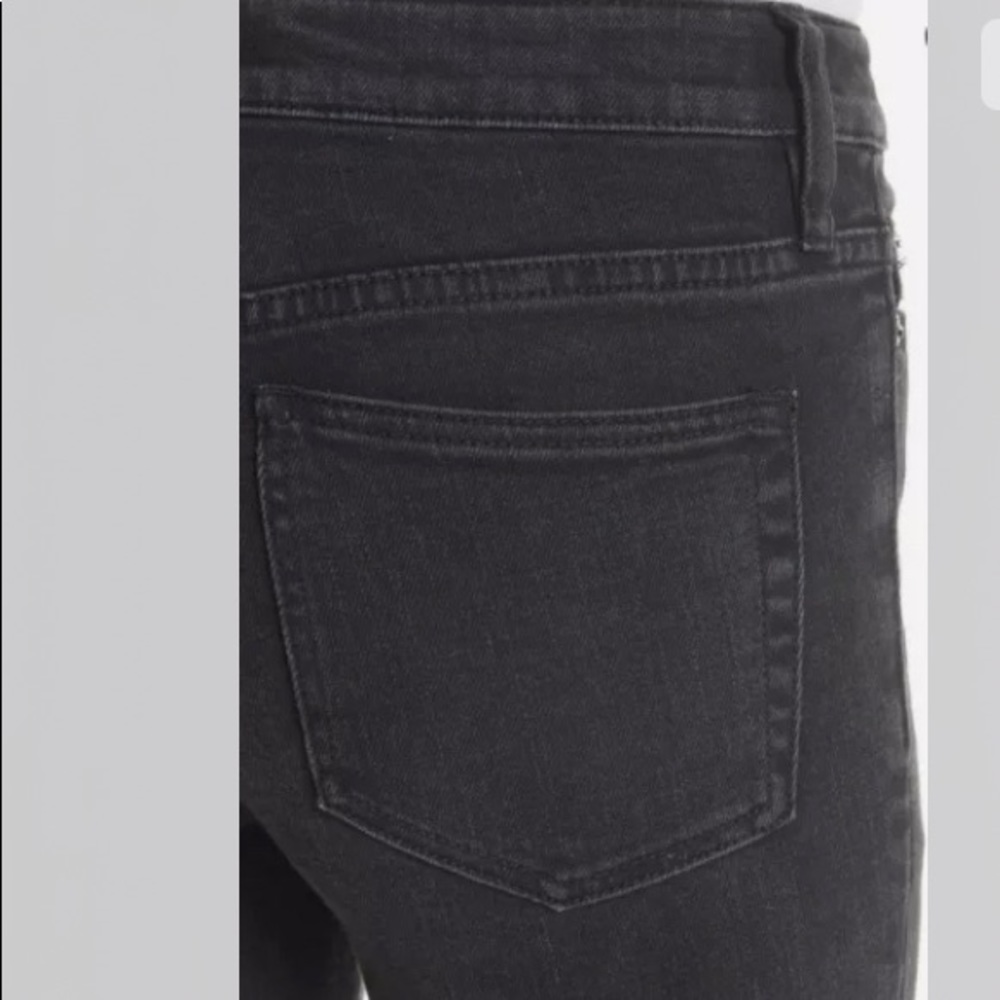 Free People Cutwork Cropped Cigarette Jeans - Picture 4 of 11